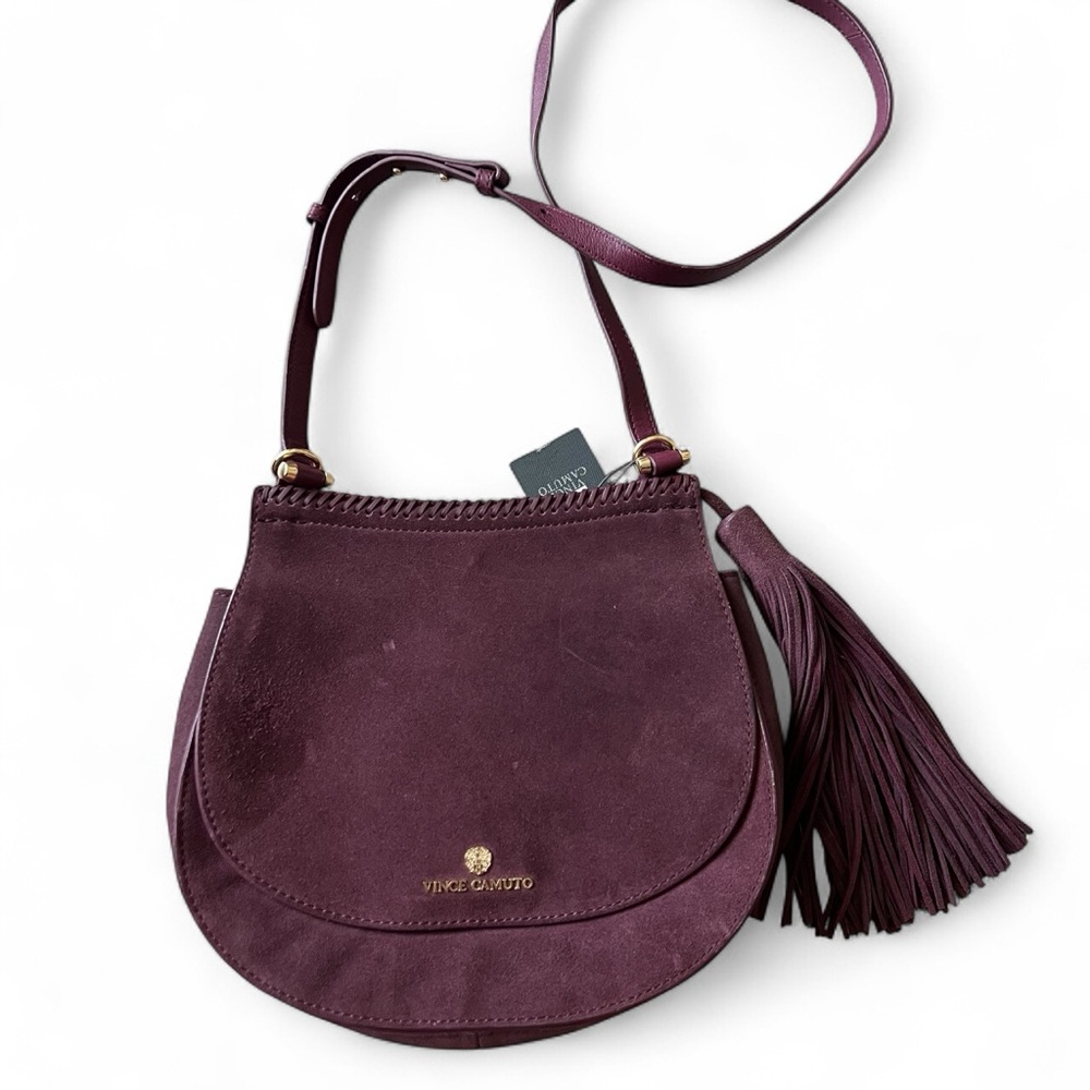 *NWT* Vince Camuto Plum Crossbody Bag | Boho | Festival | Plum Suede